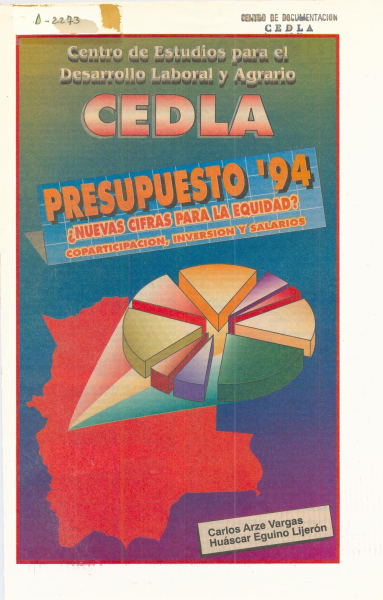 Presupuesto '94 ¿Nuevas cifras para la equidad? Coparticipación, Inversión y Salarios