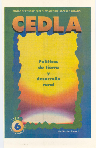 Políticas de tierra y desarrollo rural