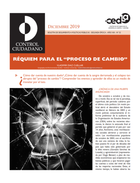 Control Ciudadano 32: Réquiem para el "Proceso de Cambio"