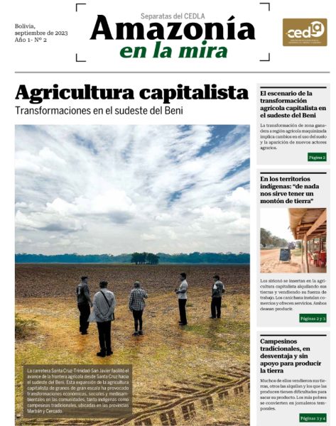 Agricultura capitalista. Transformaciones en el sudeste del Beni