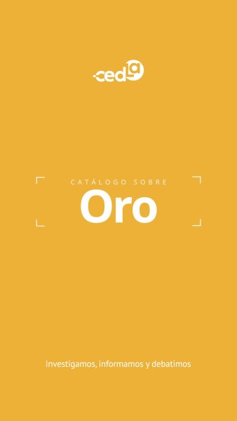 Catálogo sobre Oro 2024