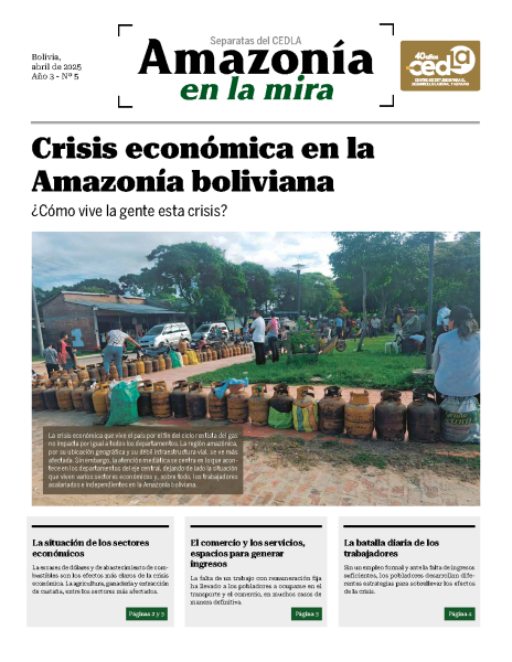 Crisis económica en la Amazonía boliviana