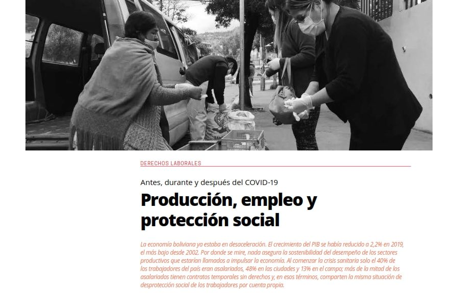 Alerta Laboral 87: Producción, empleo y protección social